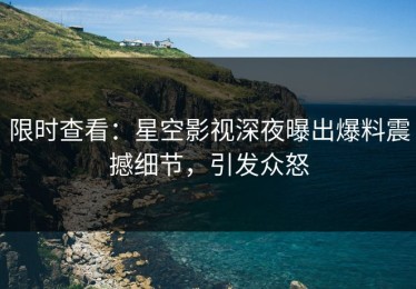 限时查看：星空影视深夜曝出爆料震撼细节，引发众怒